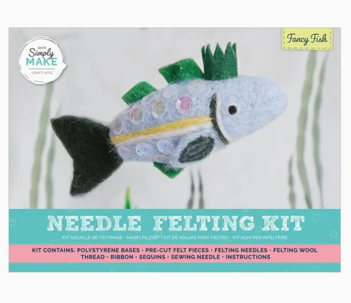 Fancy Fish Needle Felting Kit - West Design Products image 1