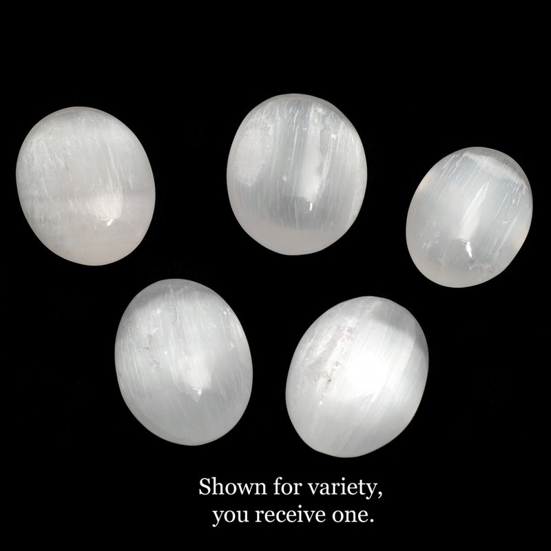 Selenite Palm Stone - Large image 2