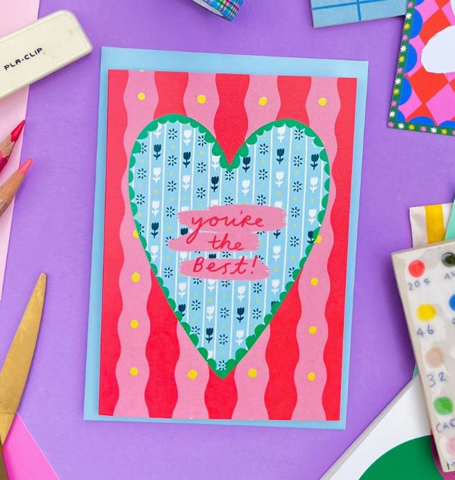 You're The Best Card - Kerrie Illustrates image 1