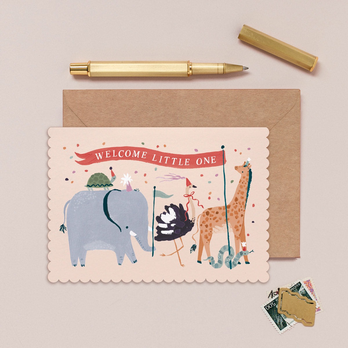 Welcome Little One Animals - Sister Paper Co image 1