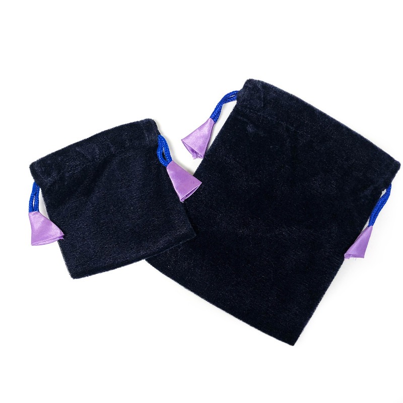 Velvet Bag Lined with Satin image 1