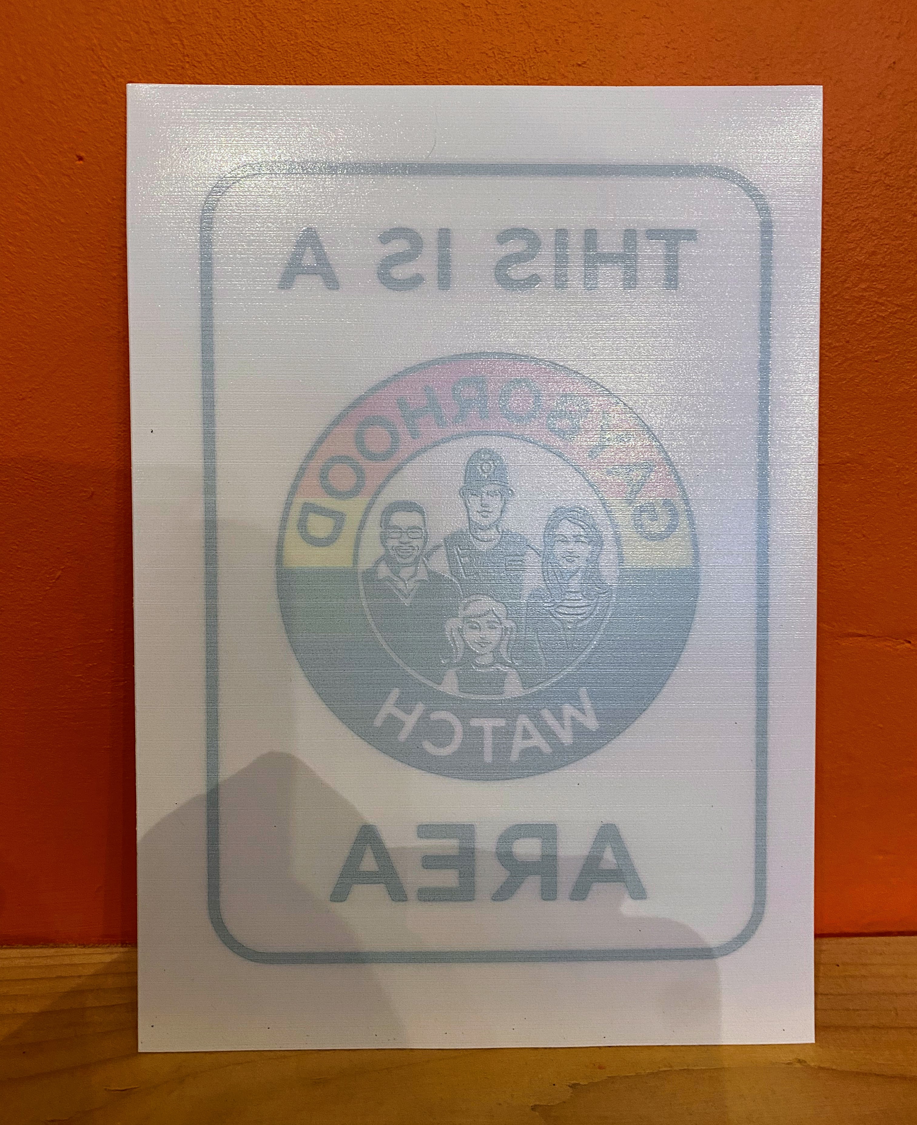 Window Stickers A5 - Queens Heath Gayborhood image 1
