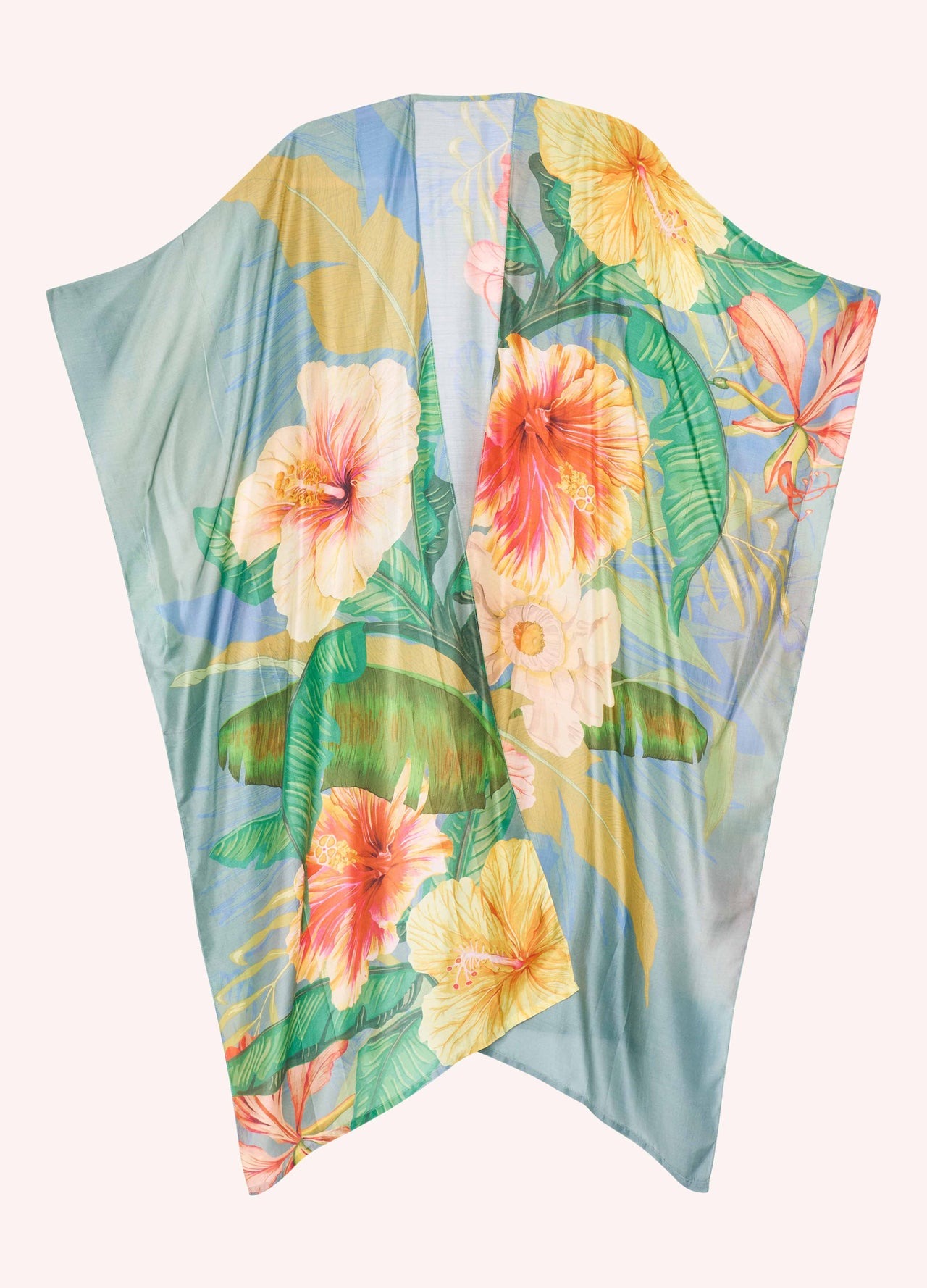 Tropical Dream Beach Wrap Around - Powder image 1