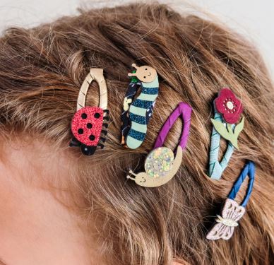 Winter Minibeasts Hair Clips - Mimi & Lula image 1