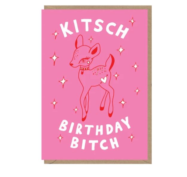 Kitsch Birthday B*tch Card - Earlybird Designs image 1