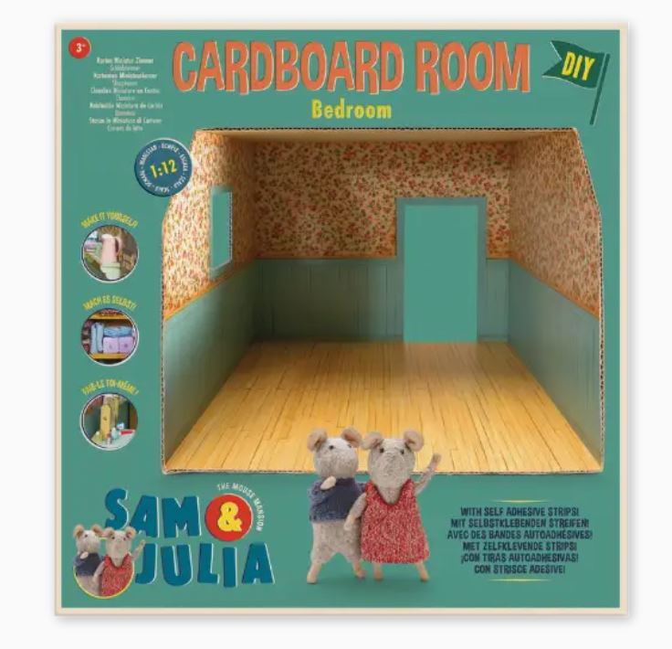 DIY Bedroom Cardboard Dollhouse - Het Muizenhuis image 1