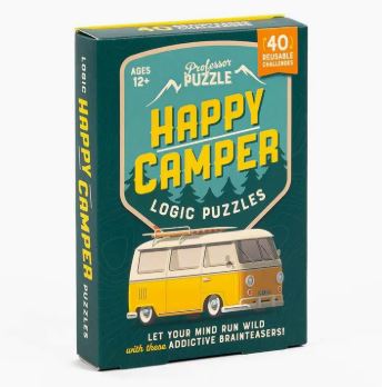 Happy Camper Logic Puzzles - Ginger Fox Games & Professor Puzzle image 1