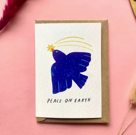 Peace on Earth Card - Kerrie Illustrates image 1