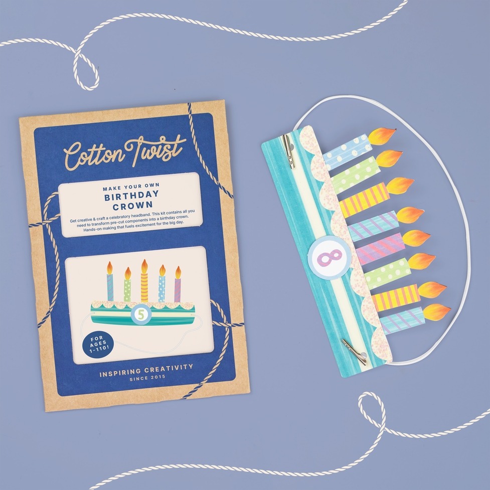 Make Your Own Birthday Crown - Cotton Twist image 1