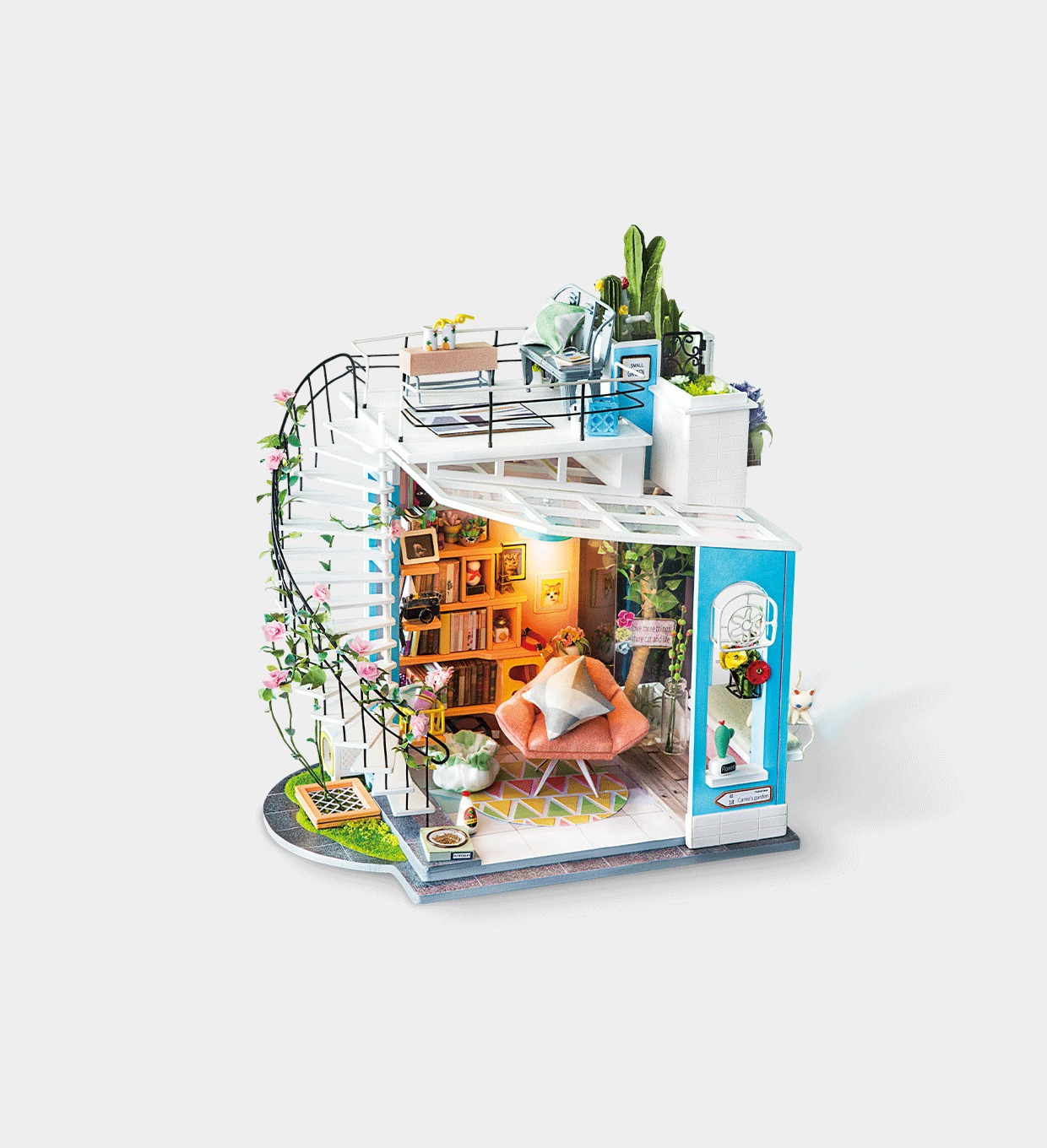 Dora's Loft - DIY Miniature House - Robotime image 3
