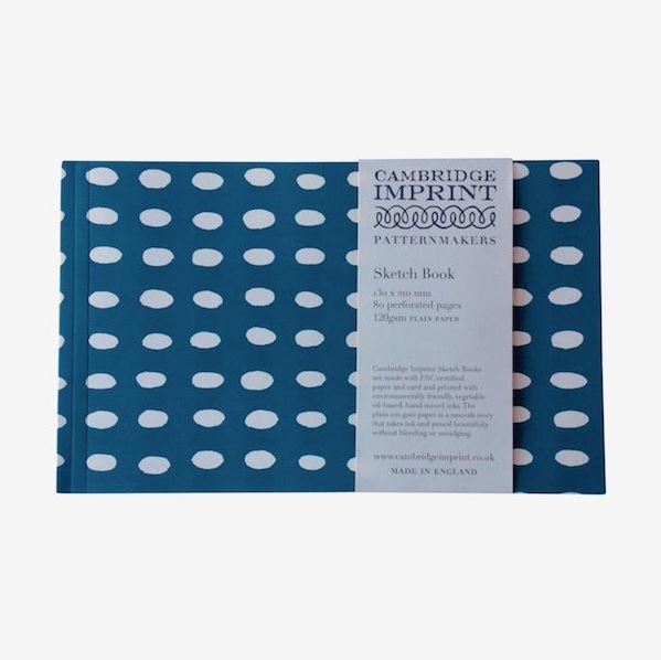 Softback Sketchbook Bean Kingfisher Blue - Cambridge Imprint image 1