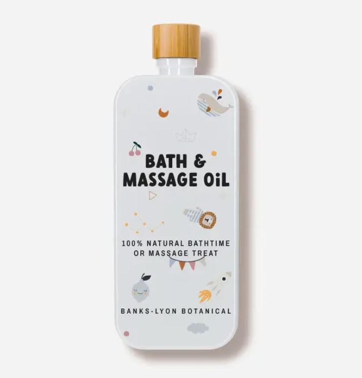Baby Bath & Massage Oil - Banks-Lyon Botanical image 1