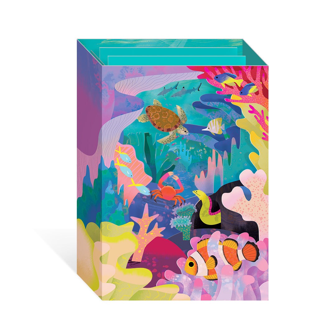 Great Barrier Reef Pop Up Greeting Card - Ohh Deer image 1