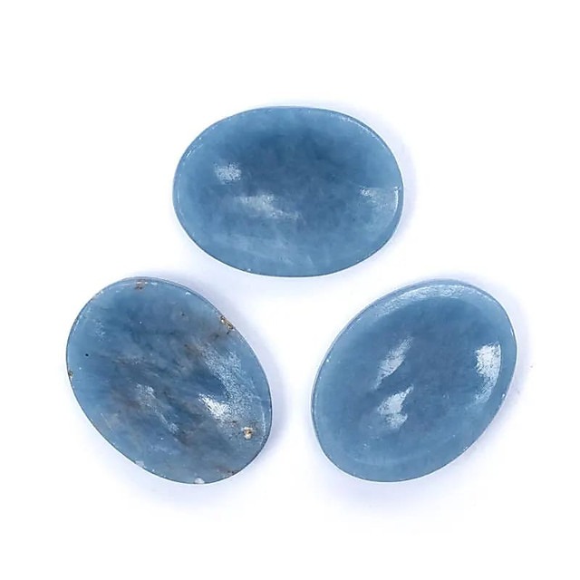 Angelite Thumbstone - Worry Stone image 1