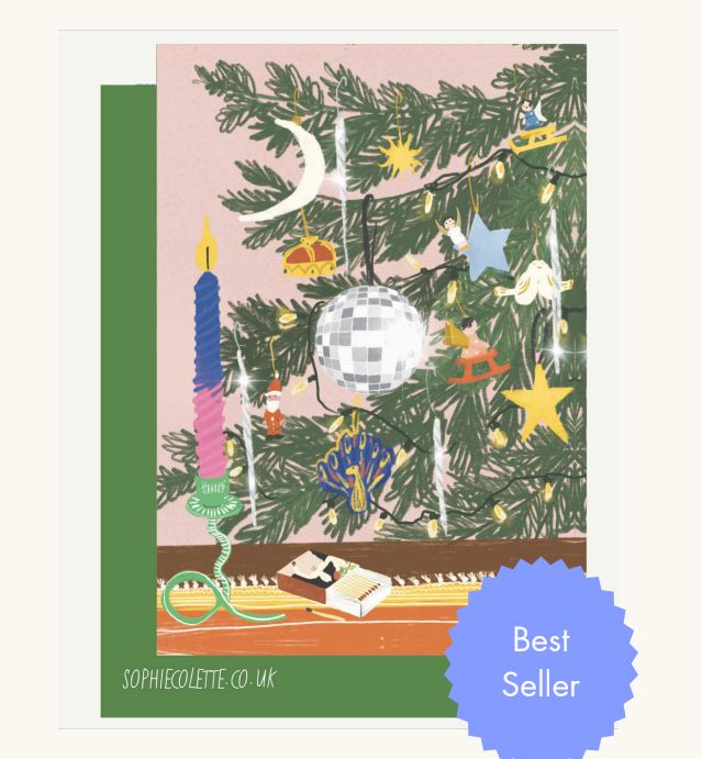 Disco Ball Card - Sophie Colette image 1