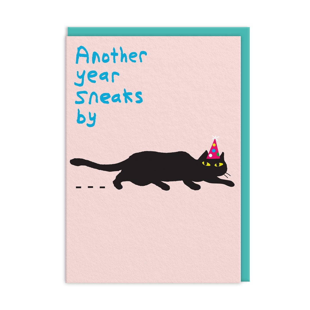 Another Year Sneaks By Birthday Card - Ohh Deer image 1