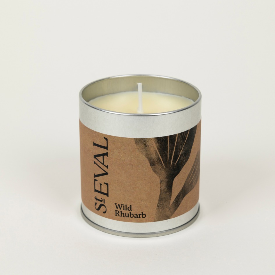 Tin Candles - Wild Rhubarb - St. Eval image 1