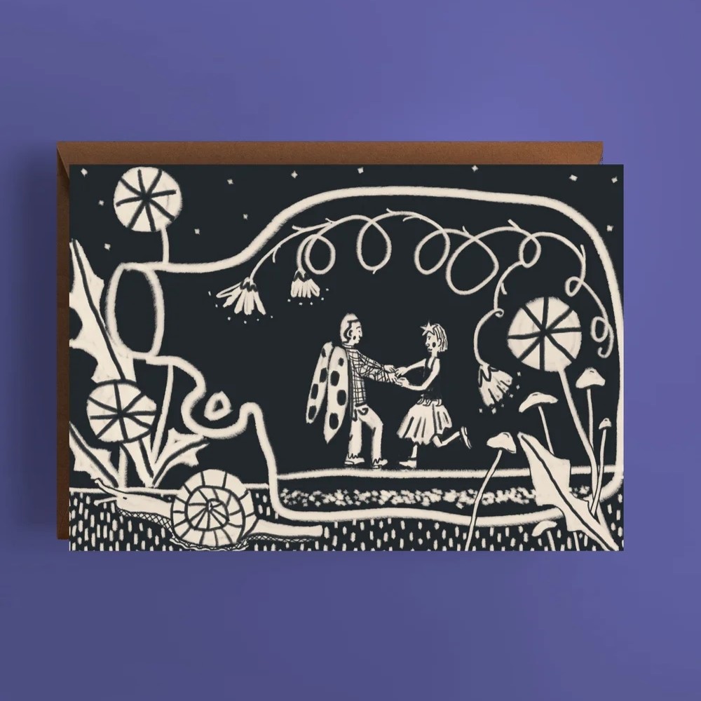 Dancing Couple Card - Sophie Colette image 1