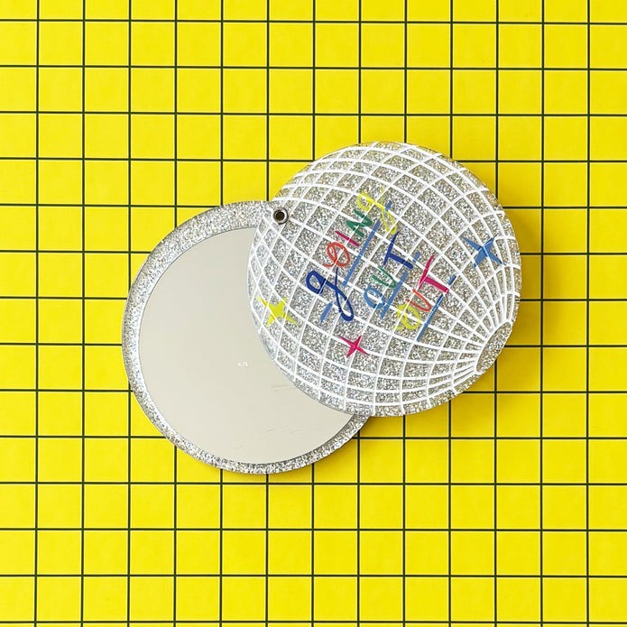 Going Out-Out Disco Compact Mirror - House of Disaster image 1