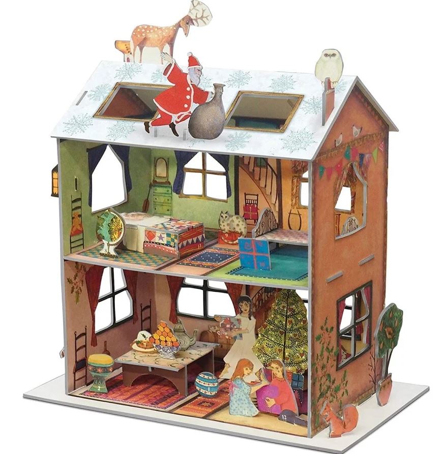 Night Before Christmas Large Pop & Slot Advent Calendar - Roger La Borde image 1