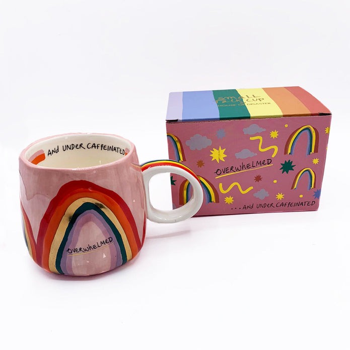 Overwhelmed & Under Caffeinated Mug - House of Disaster image 1
