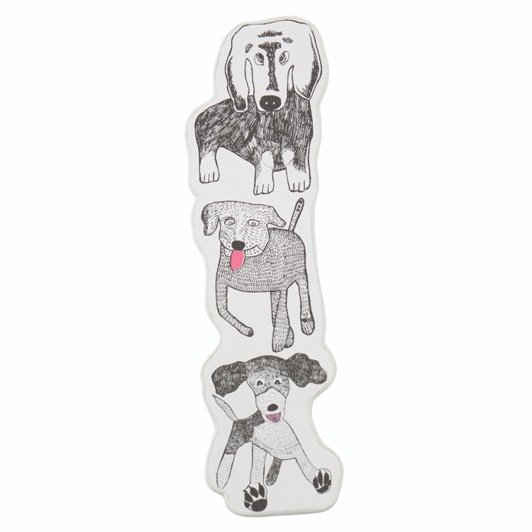 Recycled PU Bookmark – Dogalicious Stack - Portico Designs image 1