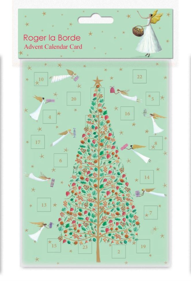 Angels Advent Calendar Card - Roger La Borde image 1