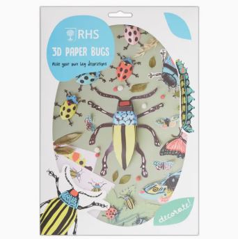 Make Your Own 3D Paper Bugs Kit - West Design Products image 1
