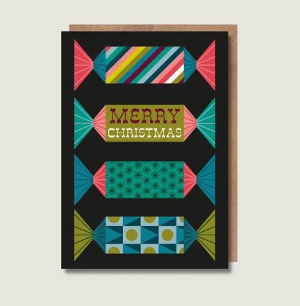 Merry Christmas Crackers Card - Maggie Magoo Designs image 1