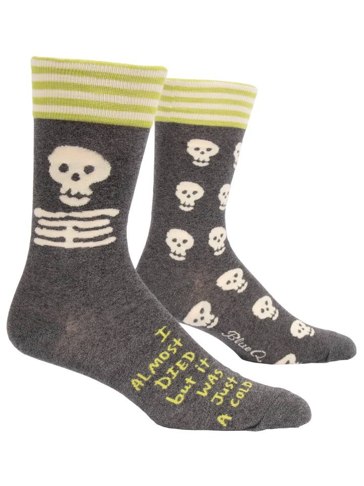 I Almost Died But It Was Just A Cold Men's Socks - Incognito image 1