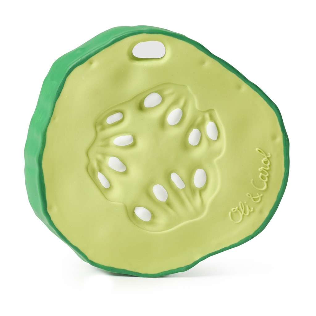 Pepino the Cucumber - Natural Baby Teether - Little Concepts image 2