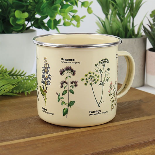 Enamel Mug - Herbs - Gift Republic image 1