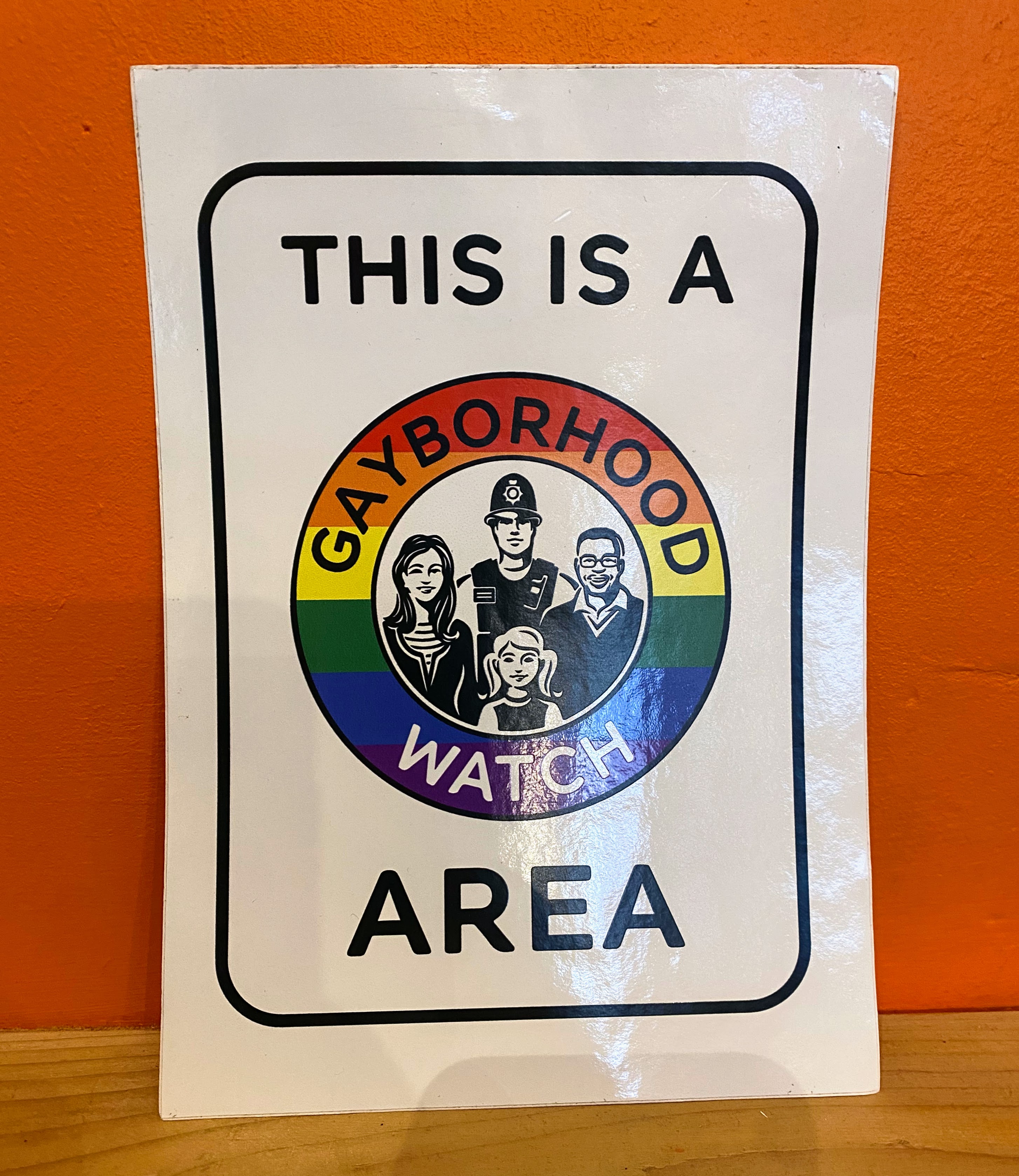 Regular Stickers A5 - Queens Heath Gayborhood image 1