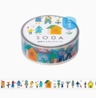 Lifestyle Soda Retro Masking Tape  - Notable Designs image 1