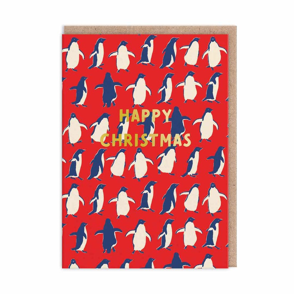 Dancing Penguins Card - Ohh Deer image 1
