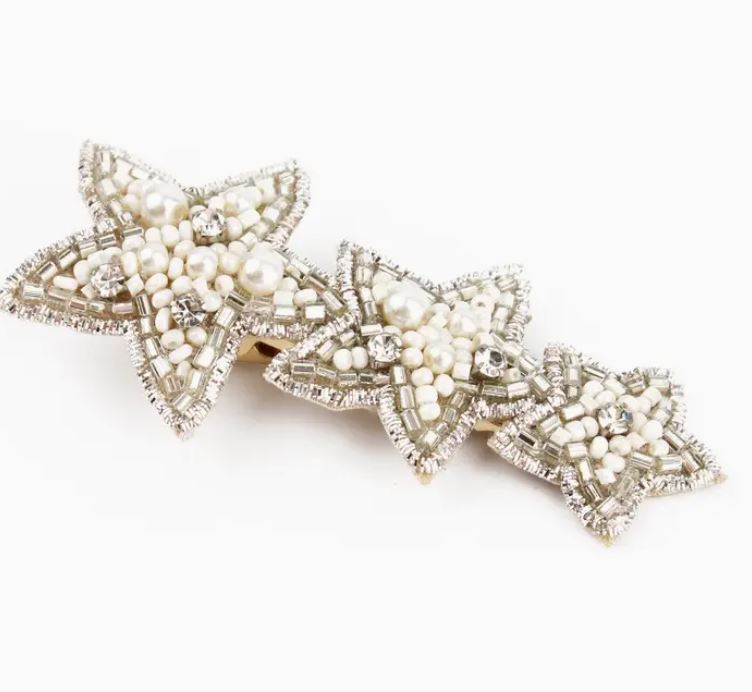 Silver & Pearl Hair Clip - My Doris image 1