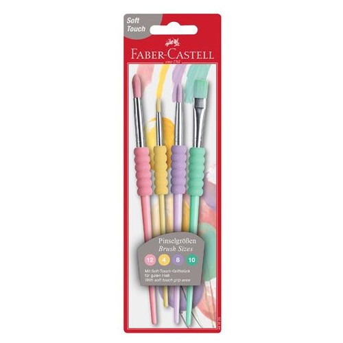 Faber-Castell Pastel Soft Touch Brush Set - Stone Marketing Ltd image 1
