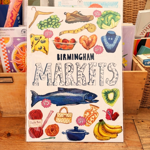 Birmingham Markets A3 Print image 1