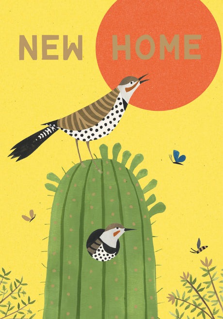Cactus Bird New Home Card - Roger La Borde image 1