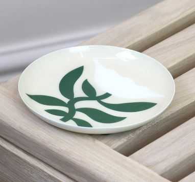 Zinnia Cream Trinket Dish - POM 925 image 1