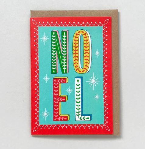 NOEL Greetings Card - Maggie Magoo Designs image 1