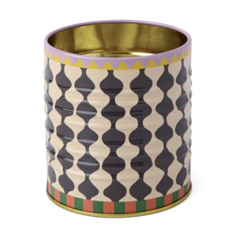 Black & White Wavy Storage Tin - Designworks Collective image 1