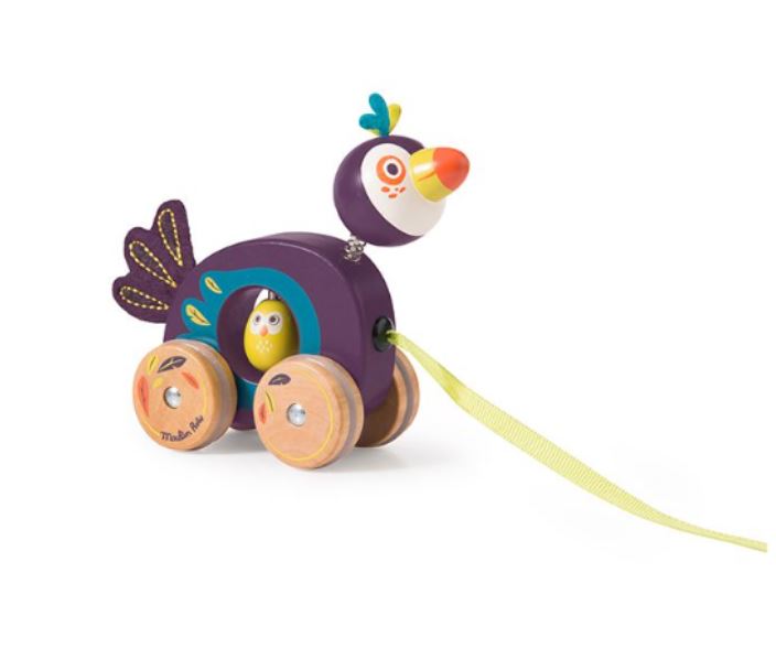 Pull-Along Toucan Toy - Moulin Roty image 1