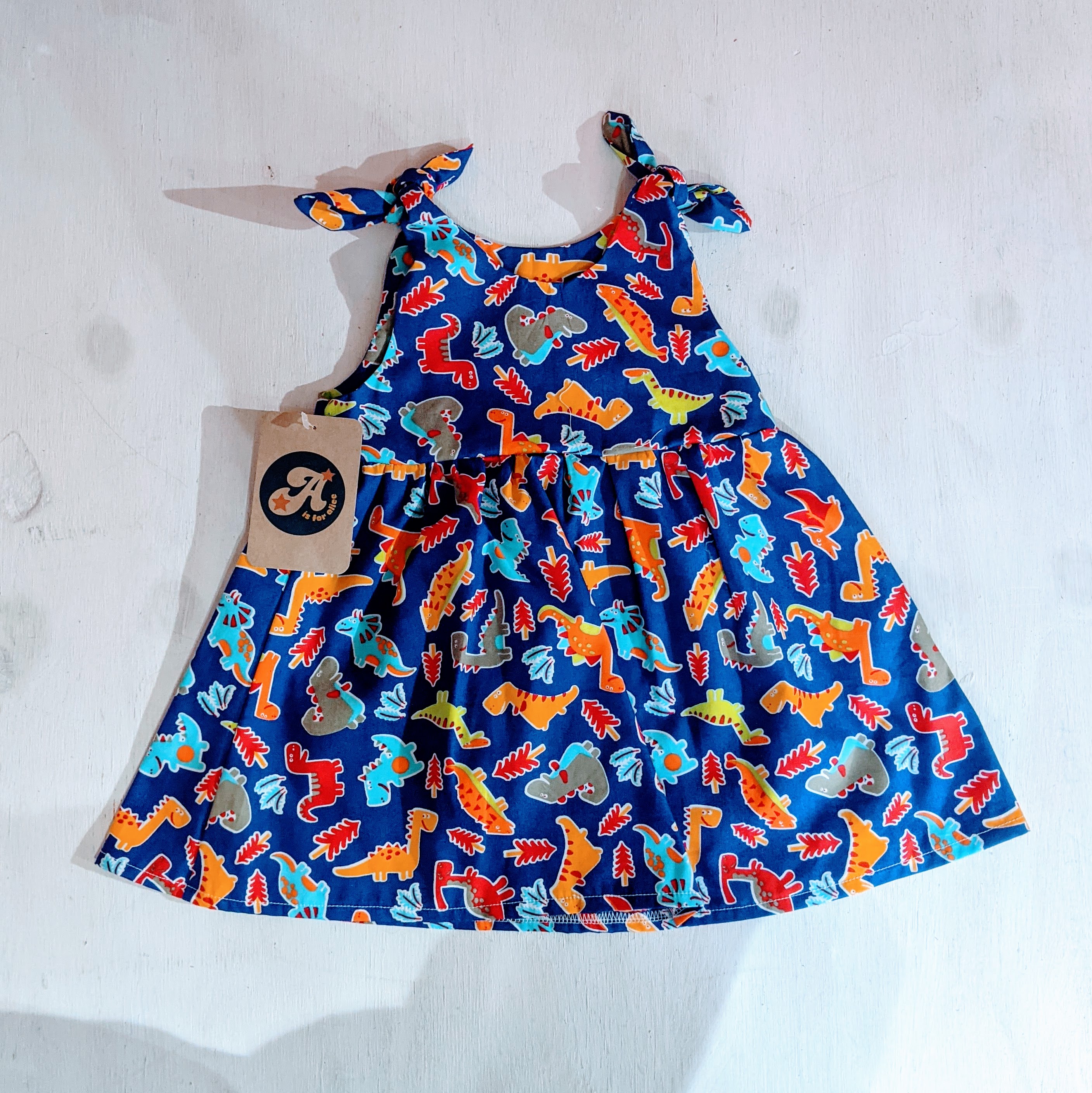 Little Dress - Dinosaurs - A is for Alice image 1
