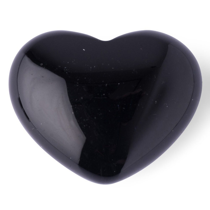 Black Obsidian Heart small - 30 x 25 x 15mm image 1