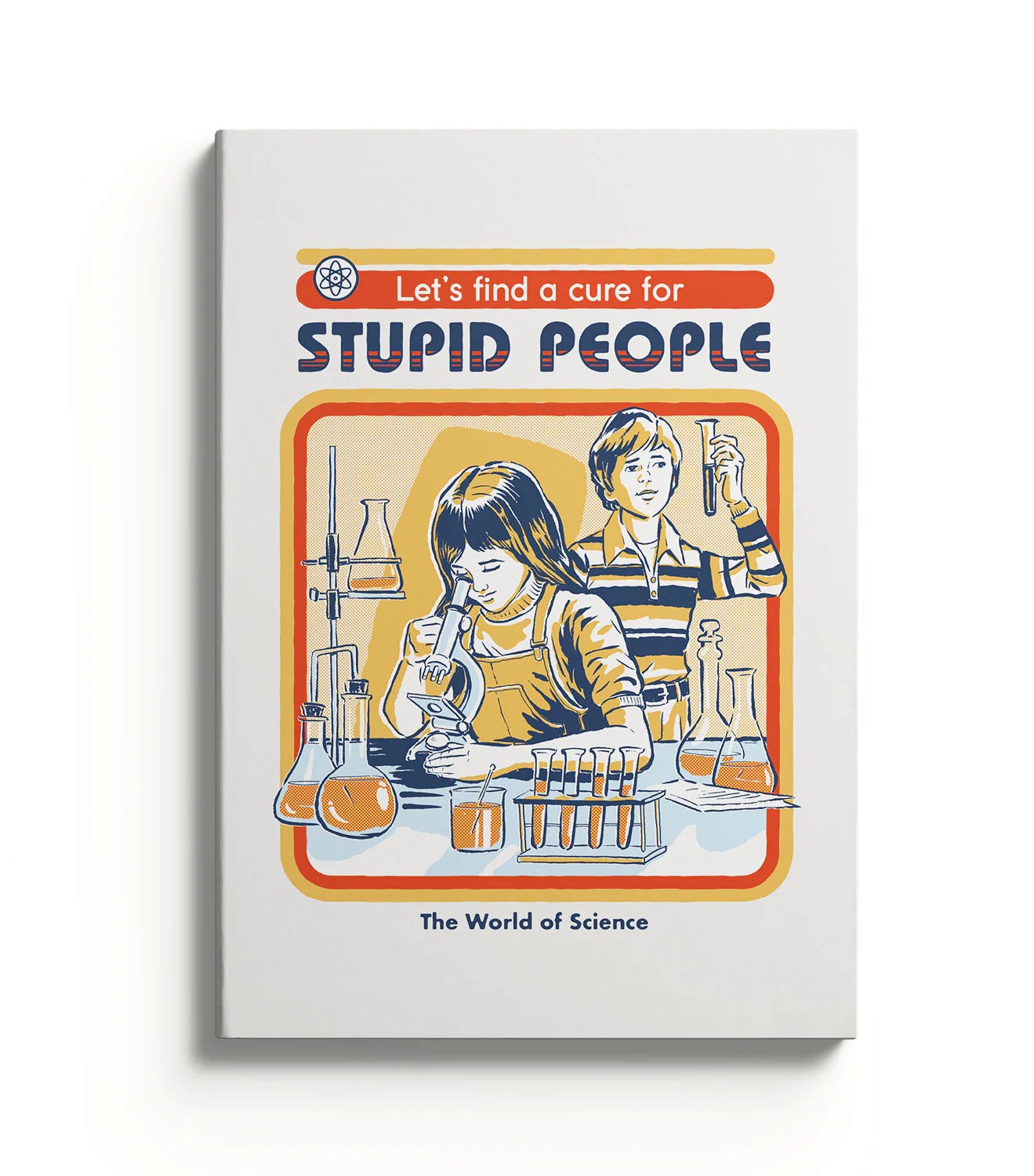 Let’s Find A Cure For Stupid People Notebook - Ohh Deer image 1
