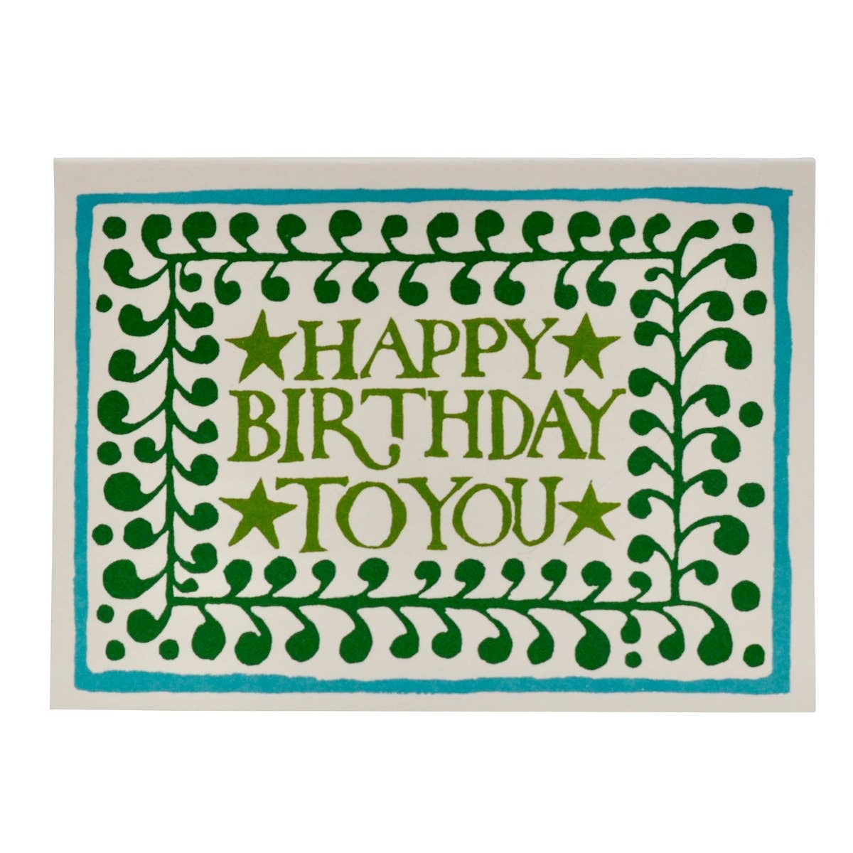 Happy Birthday To You Blue & Green - Cambridge Imprint image 1