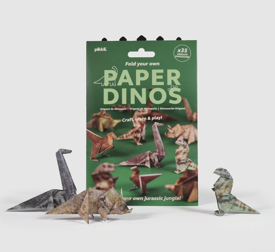 Fold Your Own Paper Dinos - Pikkii image 1