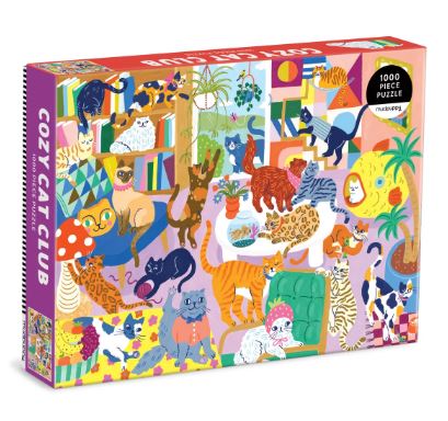 Cozy Cat Club Jigsaw - Abrams & Chronicle image 1