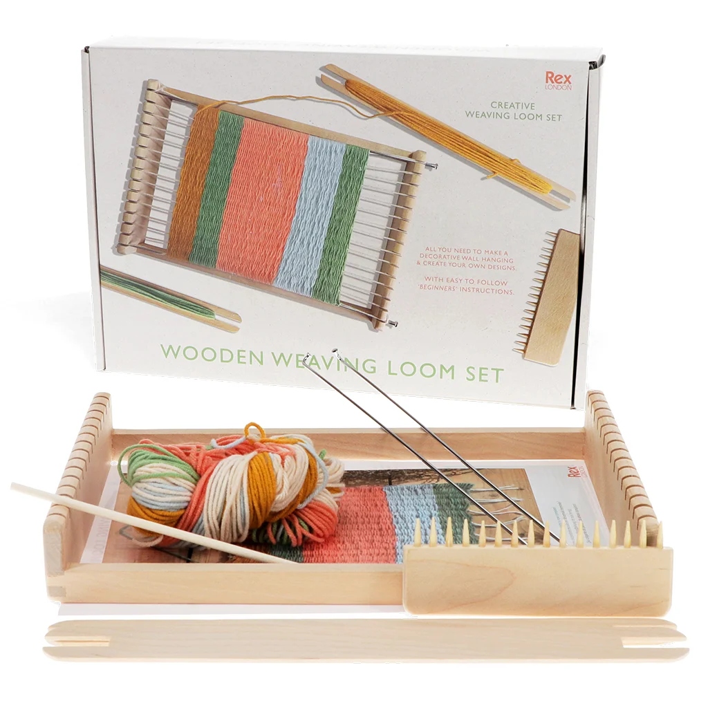 Wooden Weaving Loom Set - Rex London image 1